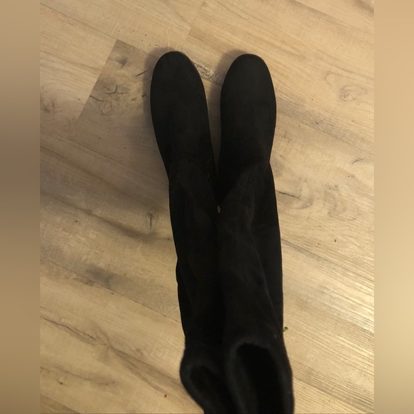 UNISA women's MAYZII over the knee boots (black fabric upper) - Picture 5 of 12